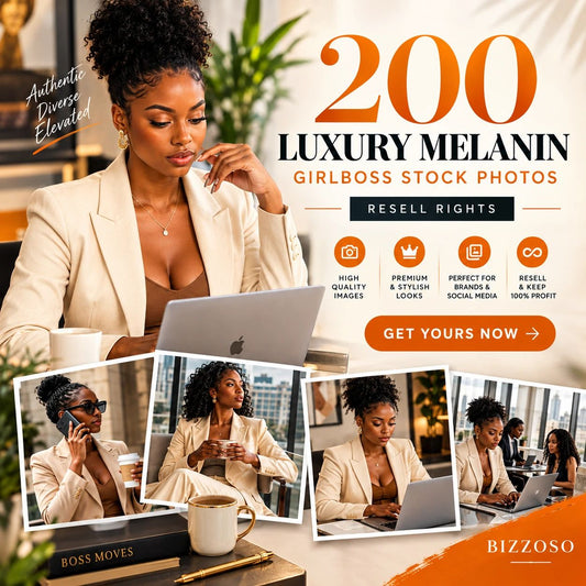 200 Luxury Melanin Girlboss Stock Photos | Beige Boss Collection