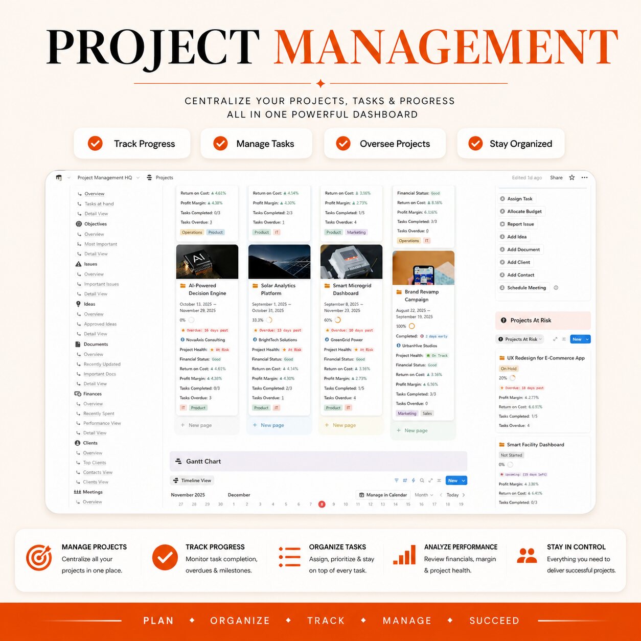 ProjectFlow OS redesigned Notion feature preview 3
