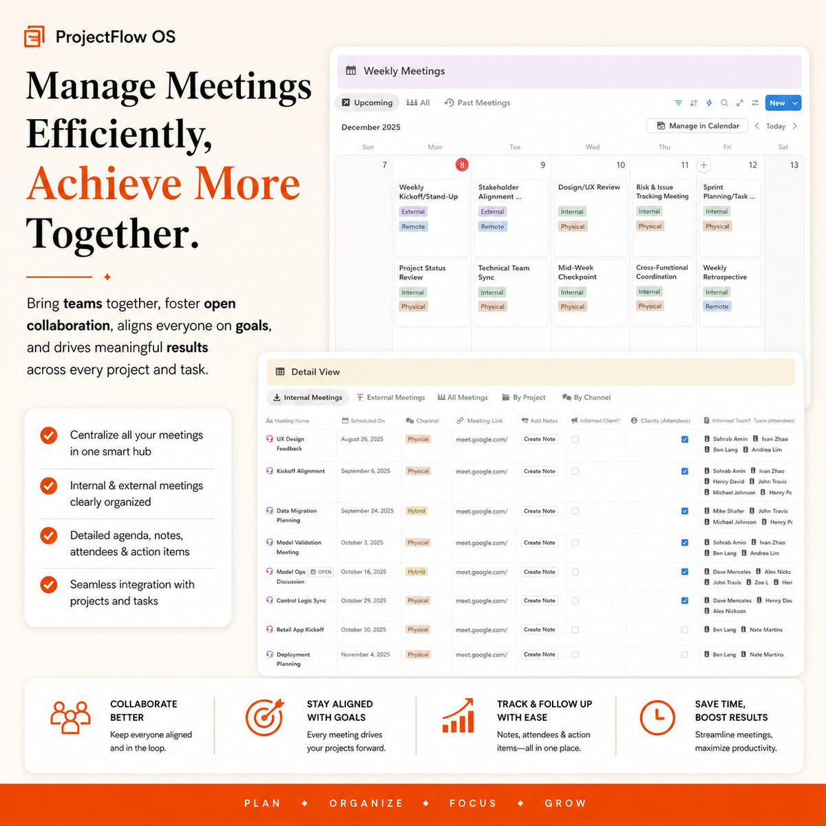 ProjectFlow OS redesigned Notion feature preview 13