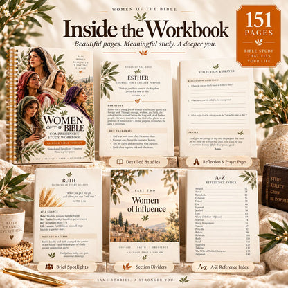 175+ Women of the Bible Comprehensive Study Workbook (Resell Rights Included)