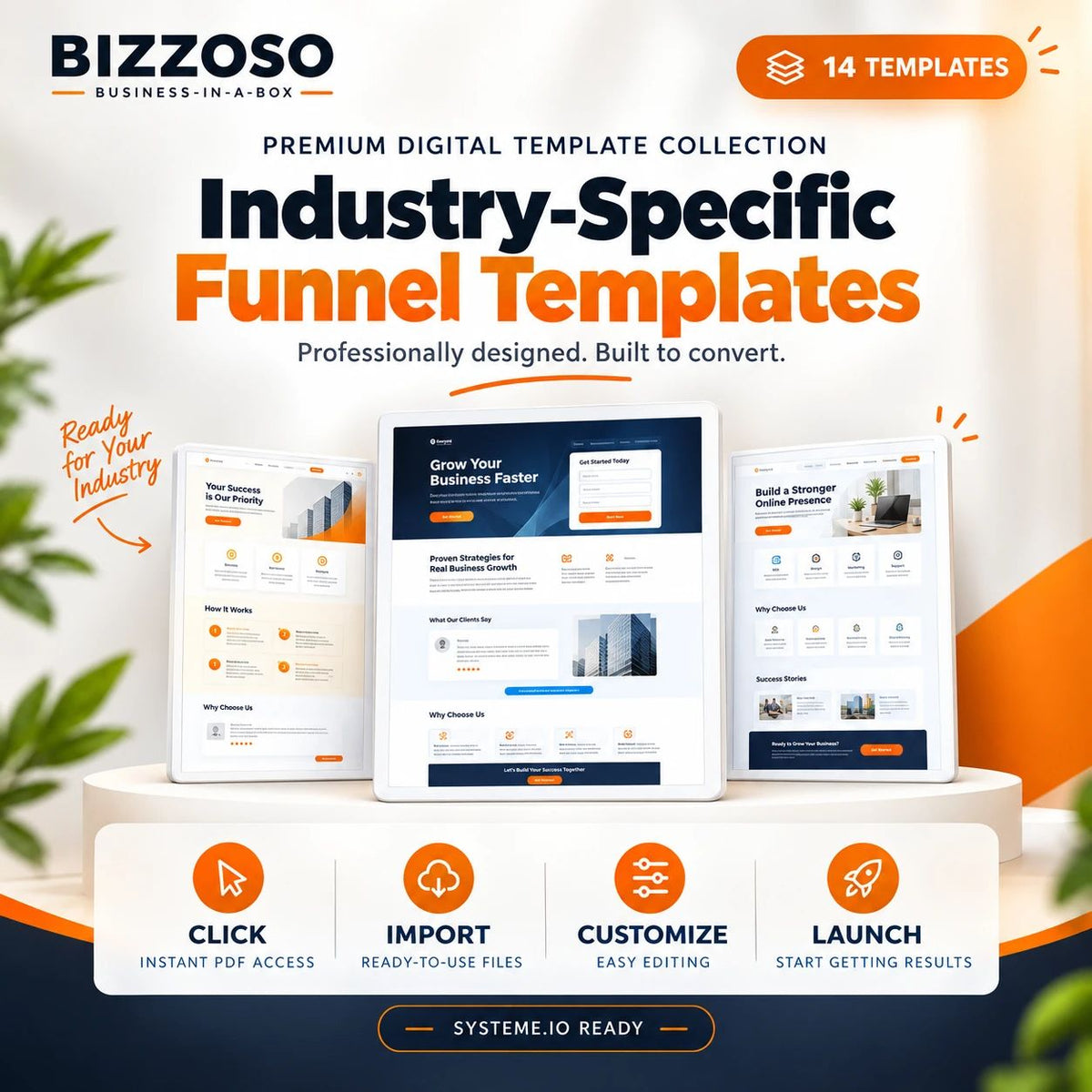 14 Industry-Specific Systeme.io Funnel Templates with Resell Rights