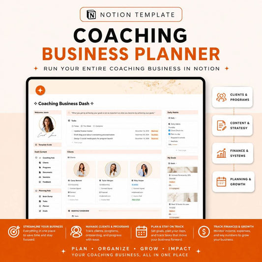 CoachingOS — Notion Coaching Business System