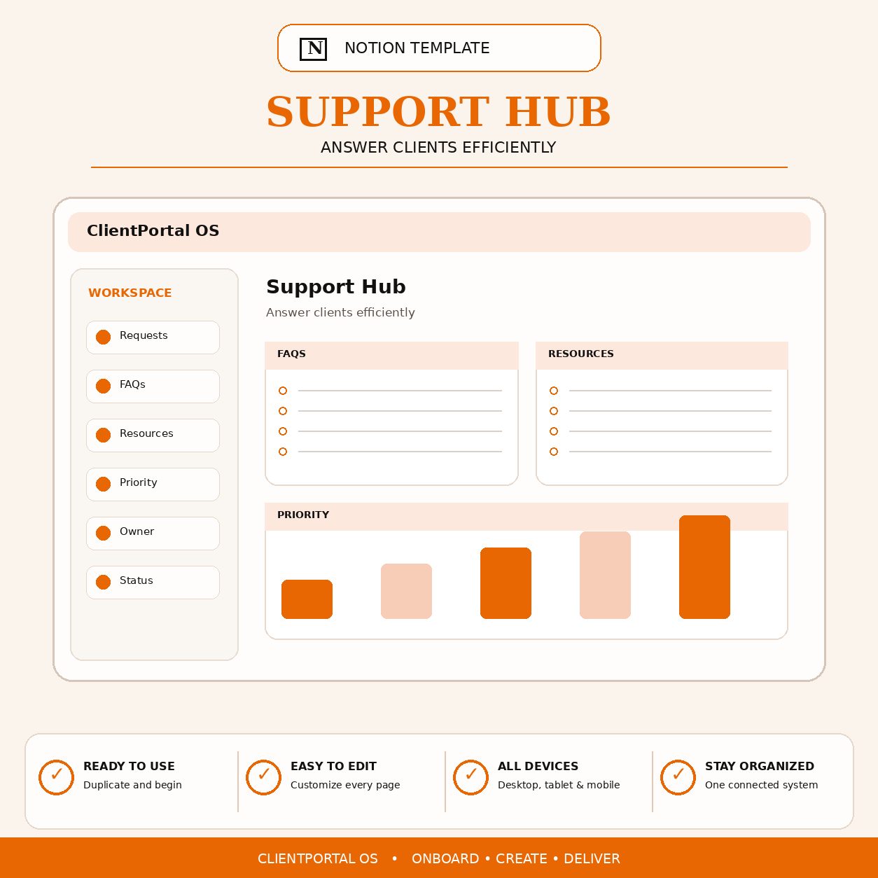 ClientPortal OS Notion workspace for social media managers product image 14