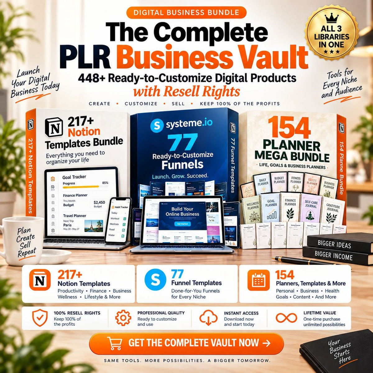 3 IN 1 PLR Business Vault