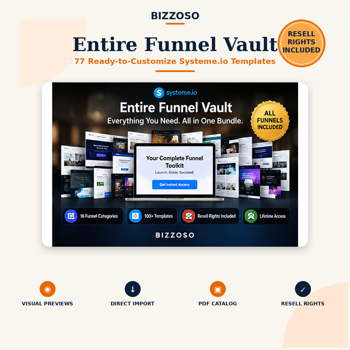 Entire Funnel Vault with Resell Rights hero