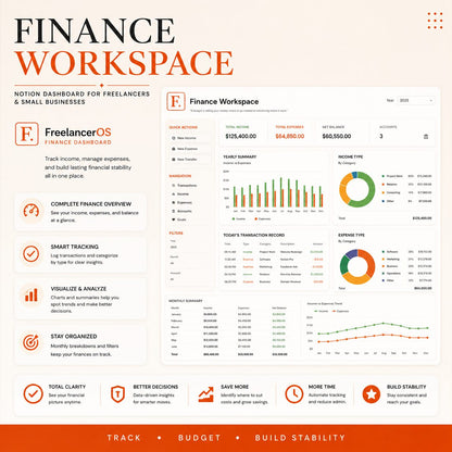 FreelancerOS Notion small business dashboard product image 13
