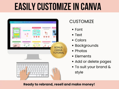 Toddler Learning Workbook Bundle with Resell Rights