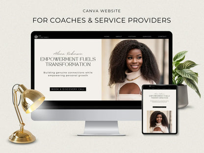 25 Melanin Canva Websites with Resell Rights