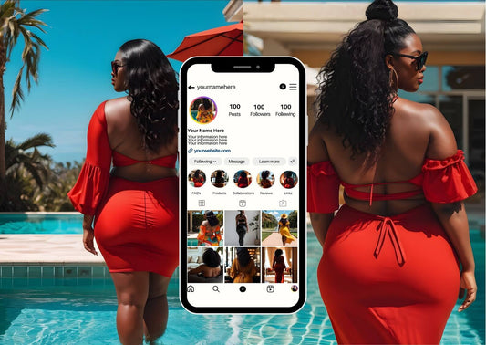Plus Size Melanin Faceless Videos & Photos