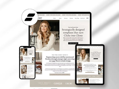 Showit Jennie Coaching Website Template