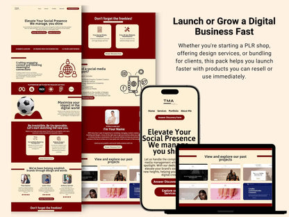 25 Melanin Canva Websites with Resell Rights