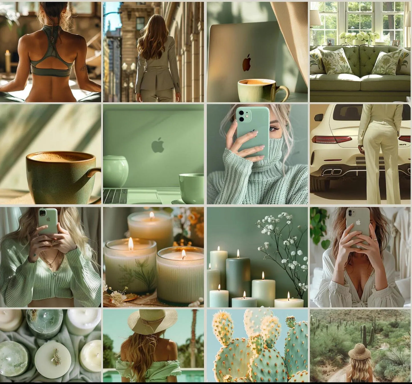 160 Sage Green Aesthetic Photos