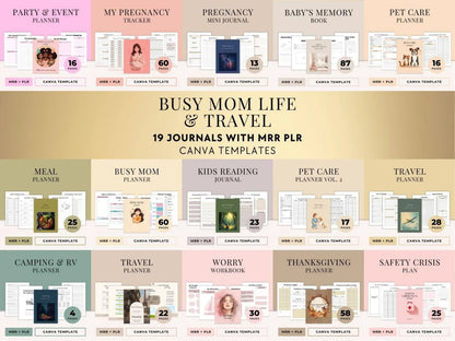 Whole Shop Journals: Planners, Journals, & Templates with Resell Rights