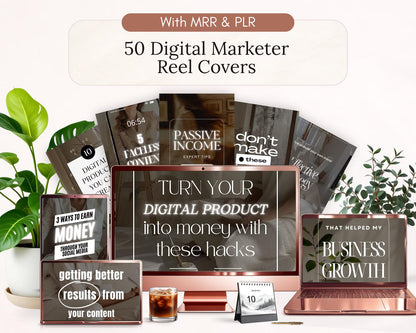 50 Instagram Reel Cover Templates Bundle