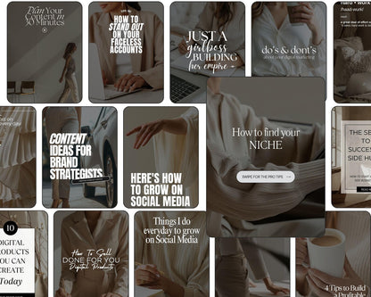 50 Instagram Reel Cover Templates Bundle