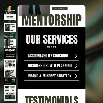 Showit Magneti Website Template #1: For Coaches, Speakers & Podcasters
