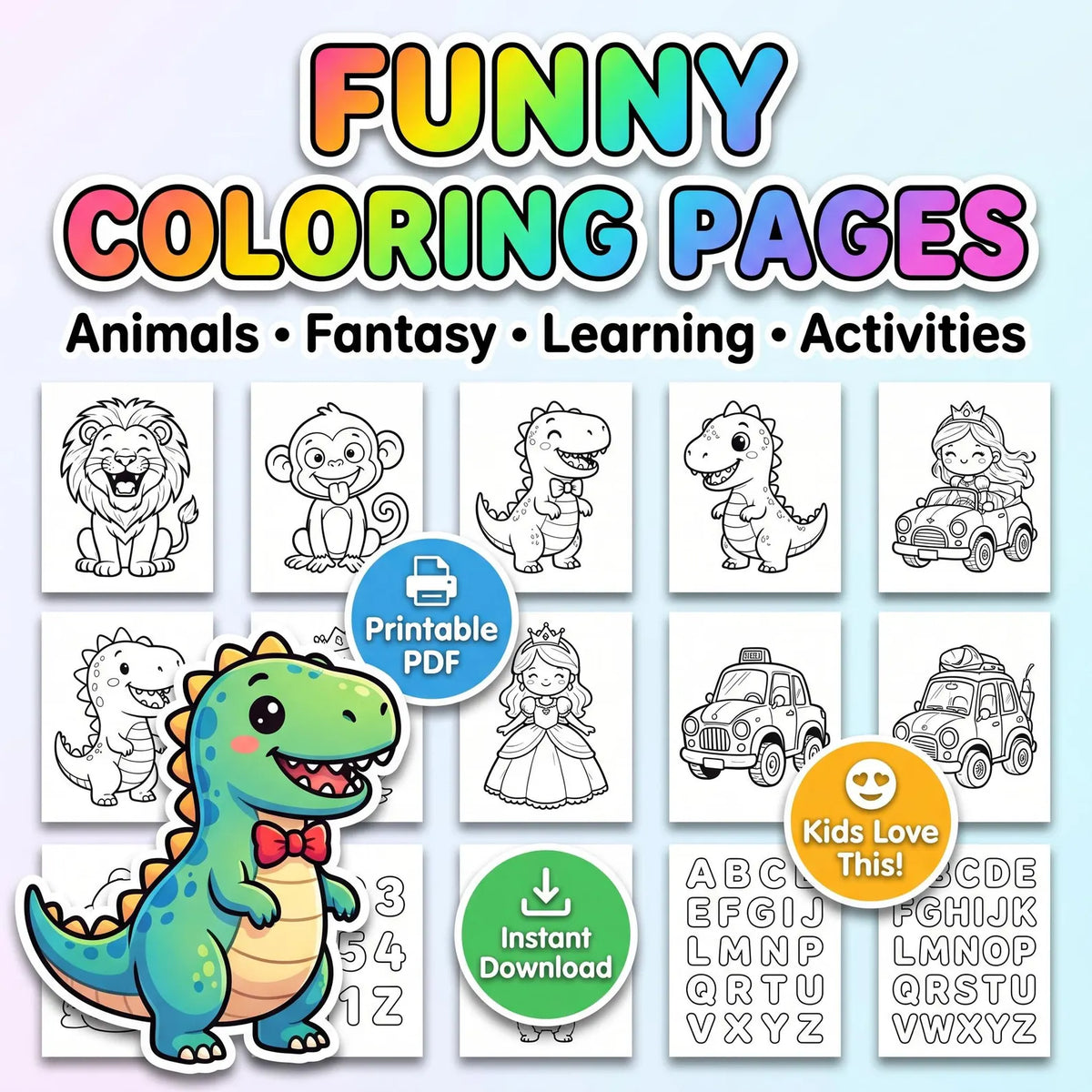 Kids Educational Printable Bundle