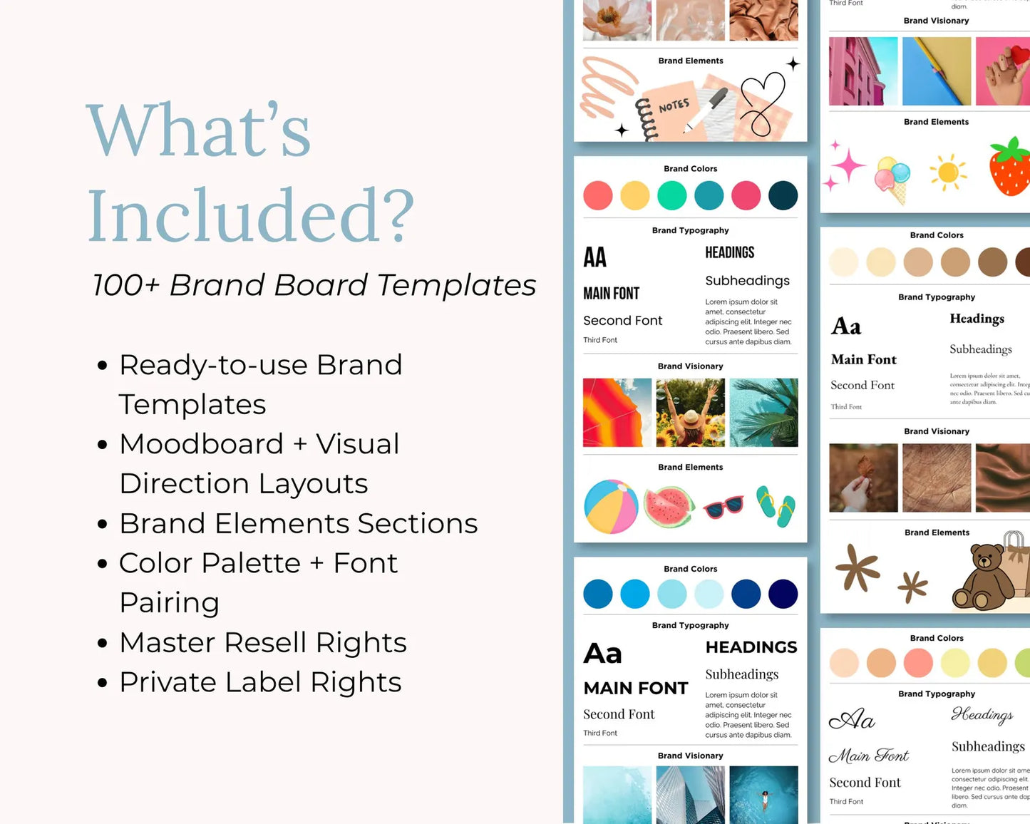 100+ Brand Board Templates