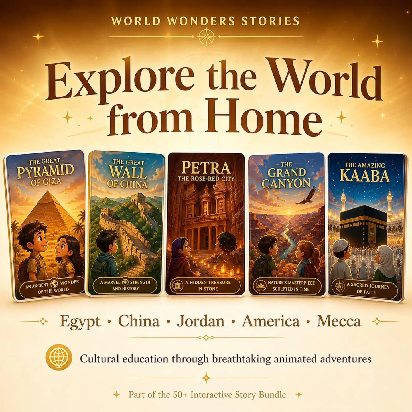 50+ Interactive Kids Storybook Collection