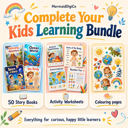 50+ Interactive Kids Storybook Collection
