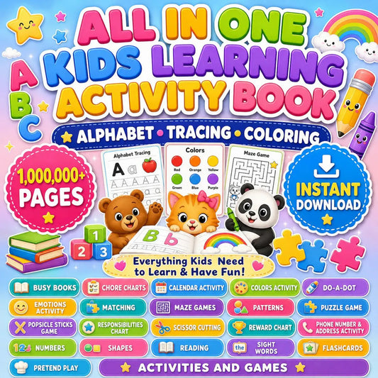 25,000+ Kids Learning Activities Bundle
