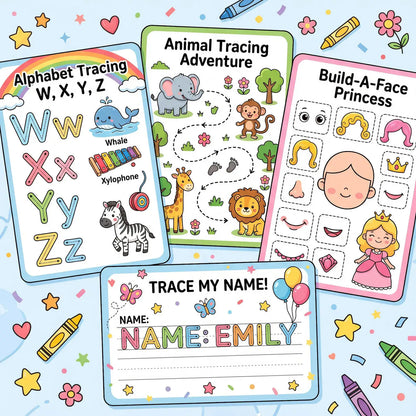 25,000+ Kids Learning Activities Bundle