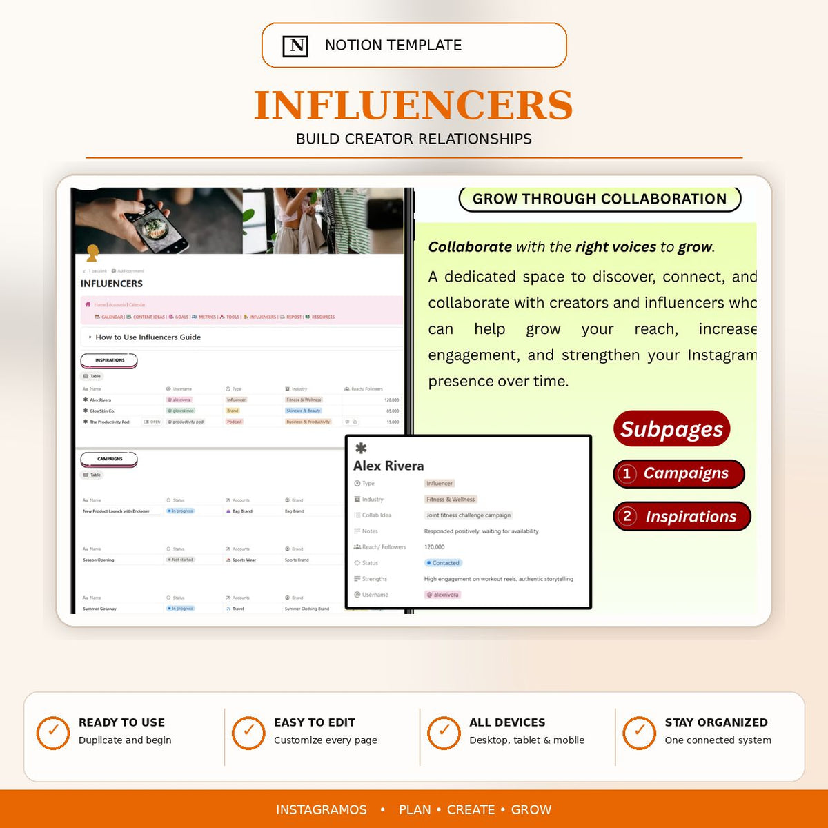 InstagramOS Notion Instagram planner product image 15
