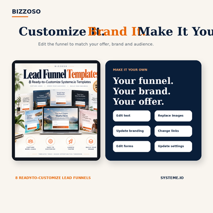 Lead Funnel Templates customize and brand