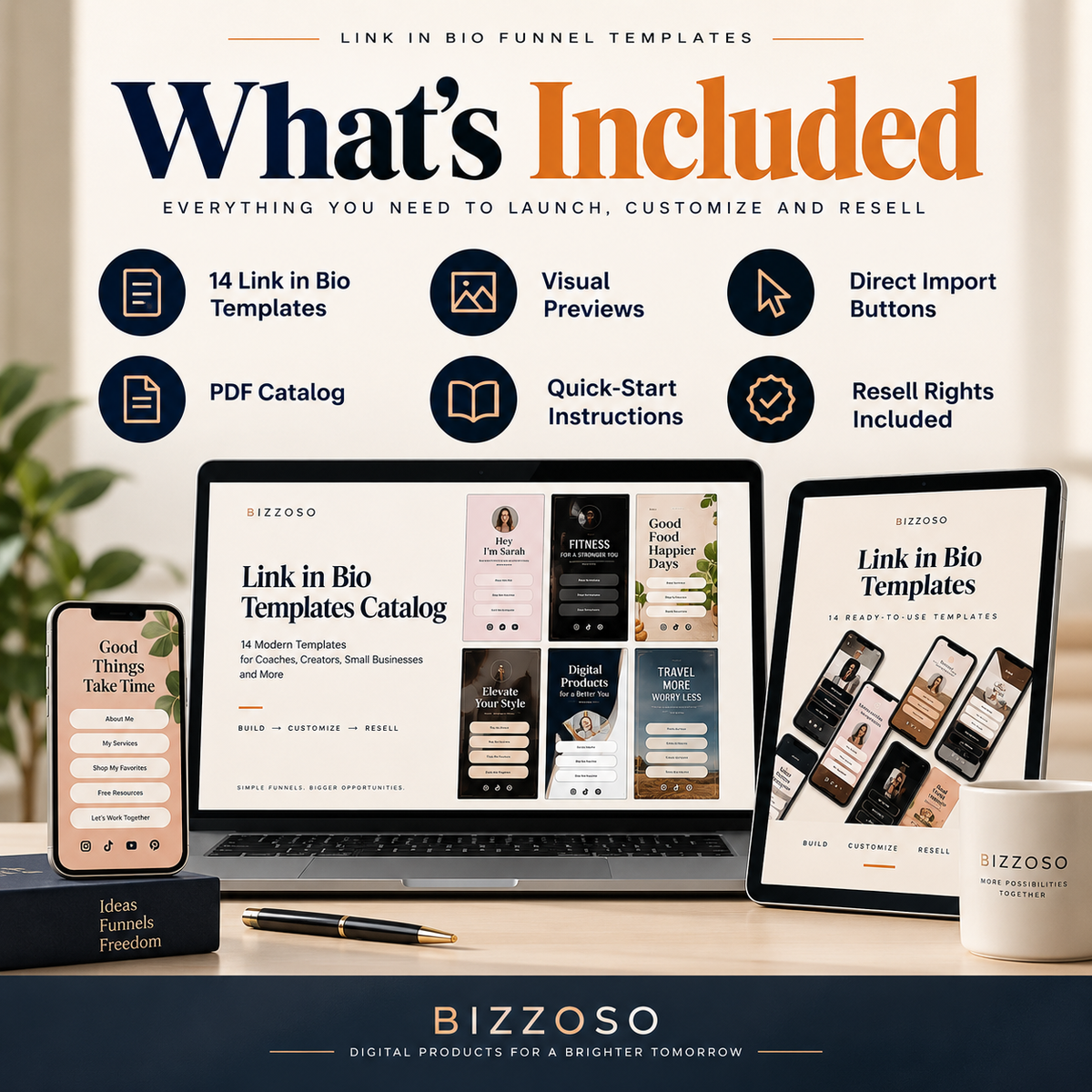 Link in Bio Funnel Templates whats included