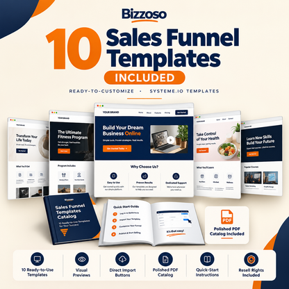 Sales Funnel Templates catalog and quick-start workflow