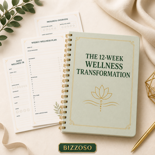The 12-Week Wellness Transformation digital planner template