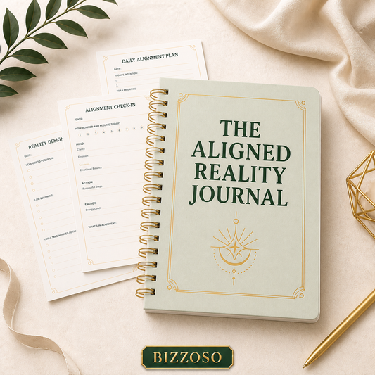 The Aligned Reality Journal digital planner template