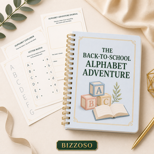 The Back-to-School Alphabet Adventure digital planner template