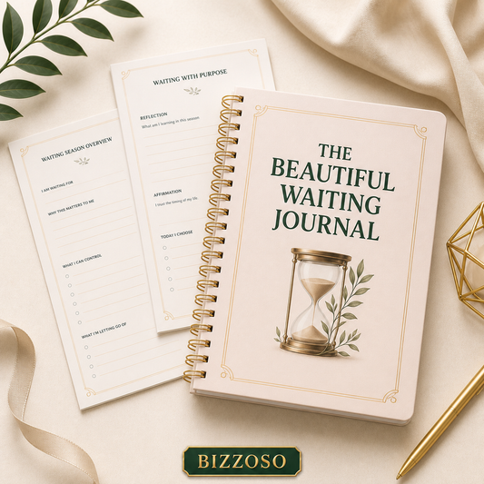 The Beautiful Waiting Journal digital planner template