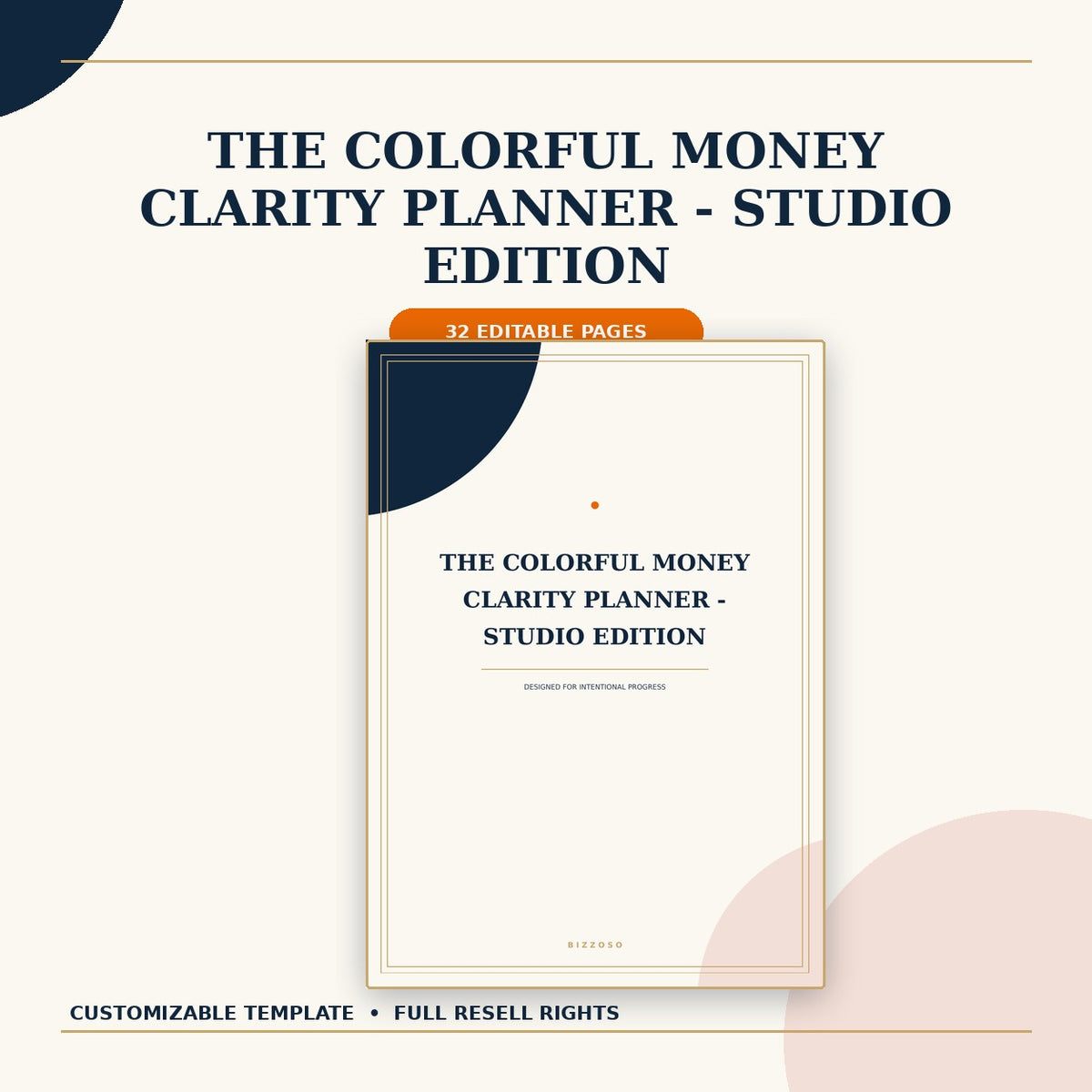 The Colorful Money Clarity Planner - Studio Edition hero