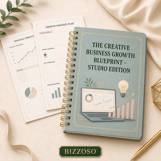 The Creative Business Growth Blueprint - Studio Edition digital planner template