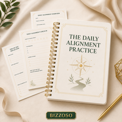 The Daily Alignment Practice digital planner template