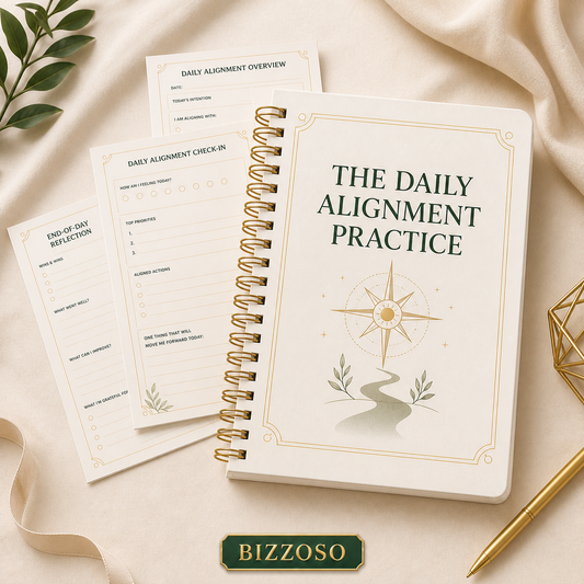 The Daily Alignment Practice digital planner template