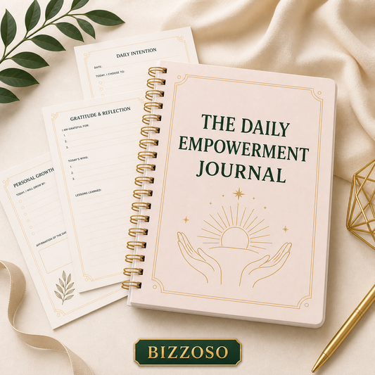 The Daily Empowerment Journal digital planner template