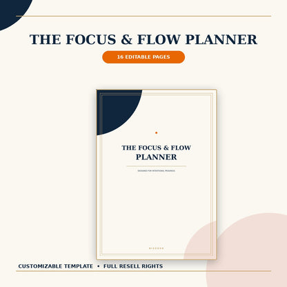The Focus & Flow Planner hero