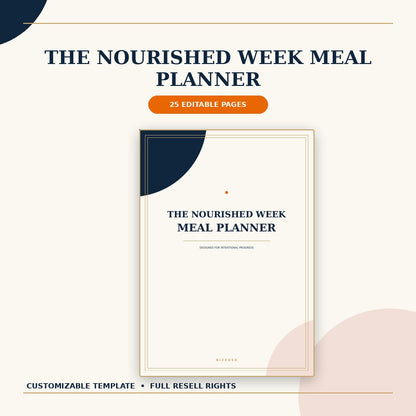 The Nourished Week Meal Planner hero