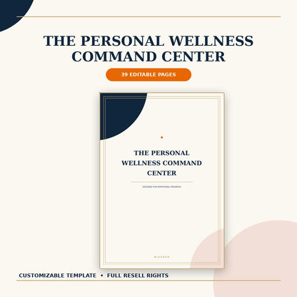 The Personal Wellness Command Center hero
