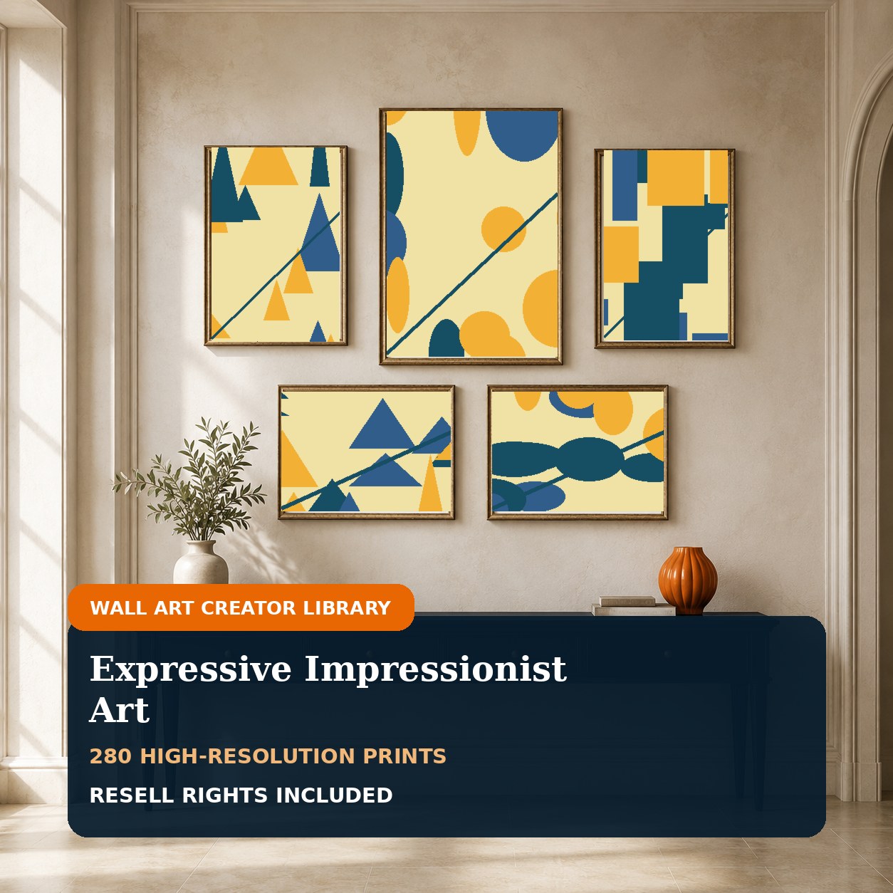Expressive Impressionist Art wall art bundle cover