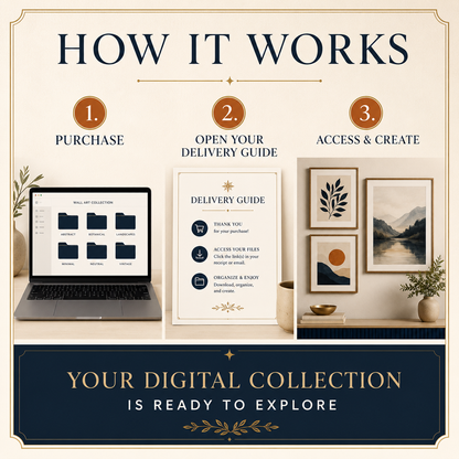 How digital wall art delivery works